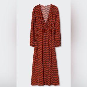 Flowy striped dress (Mango)